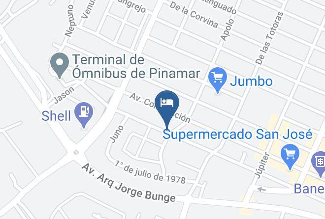 Pinamar - Suites Del Bosque Maps