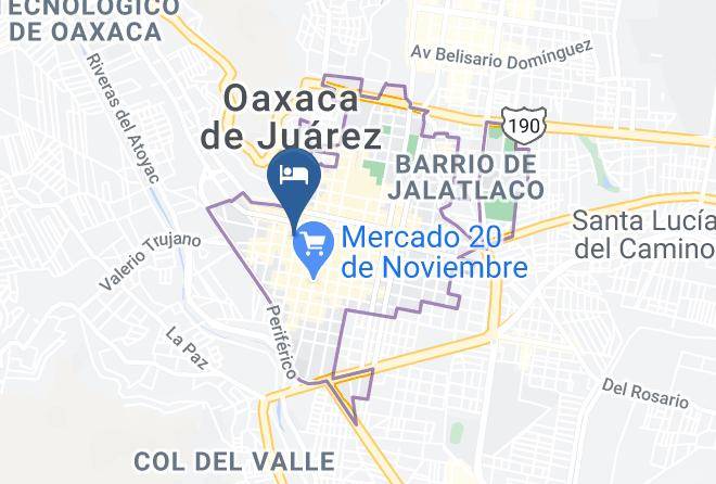 Oaxaca De Juarez - Hotel Valle De Oaxaca Maps