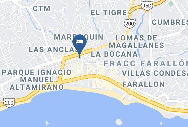 Acapulco De Juarez - Suites Diana Maps