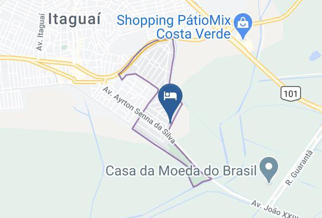 Itaguai - Suites Do Atlantico Pousada & Flats Maps