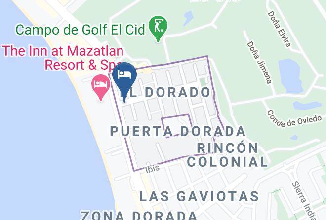 Mazatlan - Suites El Dorado Maps