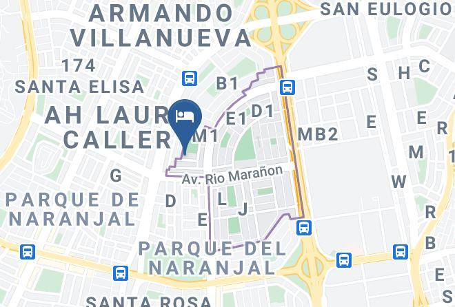 Suites El Parque Map