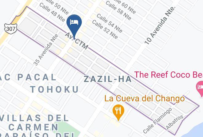 Solidaridad - Hotel Suites Fenicia Playa Del Carmen Maps