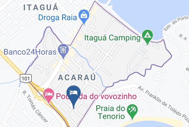 Ubatuba - Suites Grande Tenorio Maps