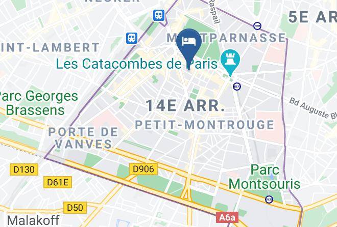 Paris - Suites & Hotel Helzear Montparnasse Maps