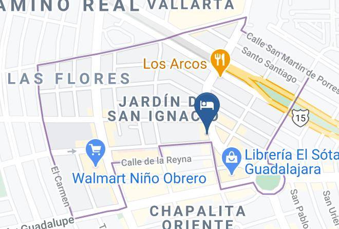 Zapopan - Suites Internacional Maps