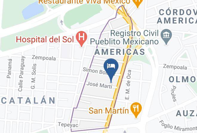 Juarez - Suites Jose Marti Maps