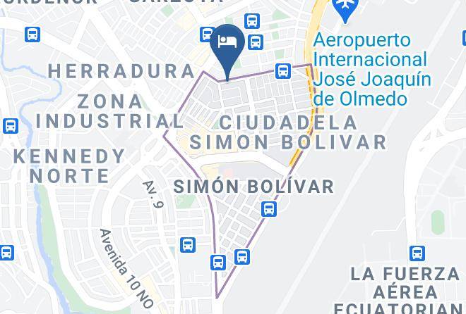 Suites La Rosa Airport Guayaquil Carta Geografica - Guayas - Guayaquil