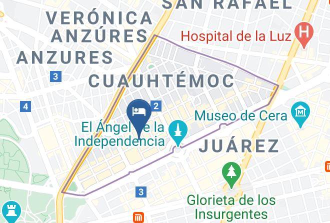 Cuauhtemoc - Suites Lerma Maps