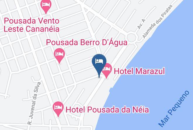 Cananeia - Suites Luxo Cananeia Maps