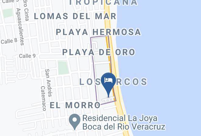 Boca Del Rio - Suites Mediterraneo Veracruz Boca Del Rio Maps