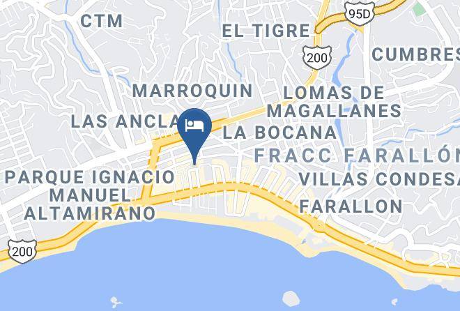 Acapulco De Juarez - Suites Menavi Maps