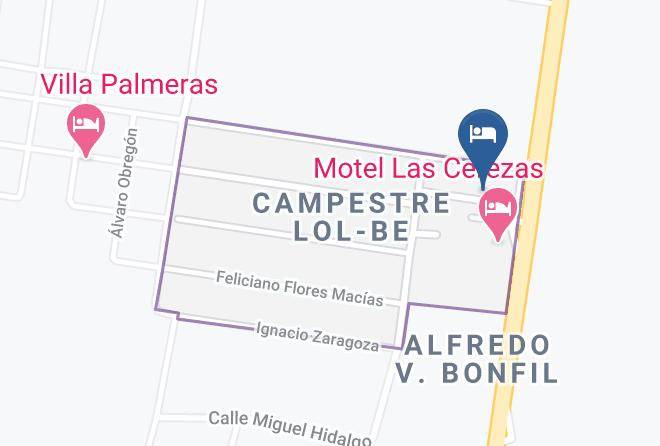Benito Juarez - Suites Moon River Maps
