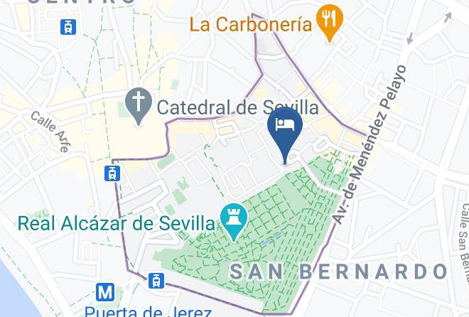Seville - Suites Murillo Plaza Sta Cruz Maps