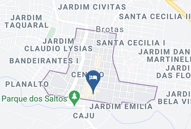 Brotas - Suites No Quintal Maps