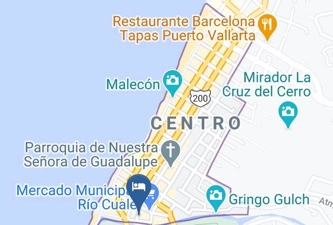 Puerto Vallarta - Suite Plaza Del Rio Hotel Centro Puerto Vallarta Maps