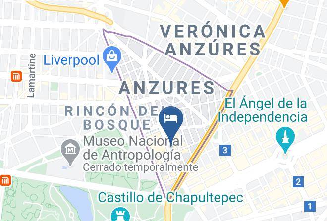 Miguel Hidalgo - Suites Polanco Anzures Maps