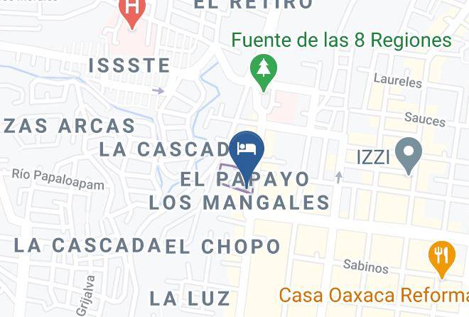 Oaxaca De Juarez - Hotel Suites Regente Maps