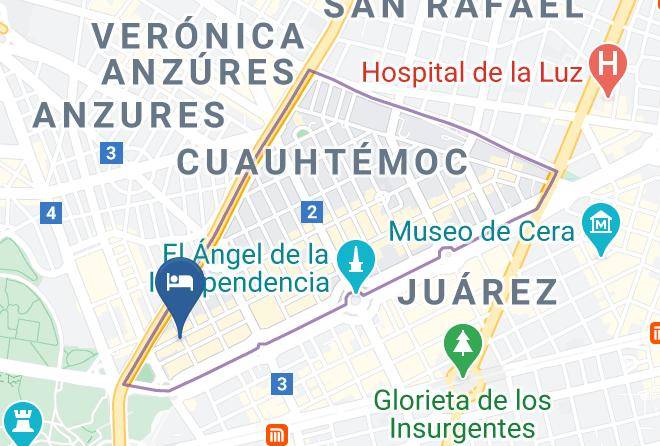 Cuauhtemoc - Suites Rio Elba Maps