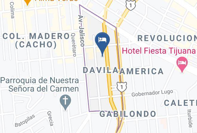 Tijuana - Suites Royal Maps