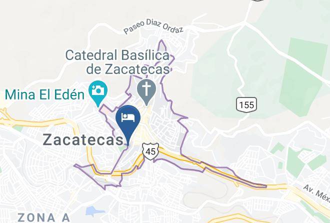 Zacatecas Sierra De Alica - Suites San Pedro Maps