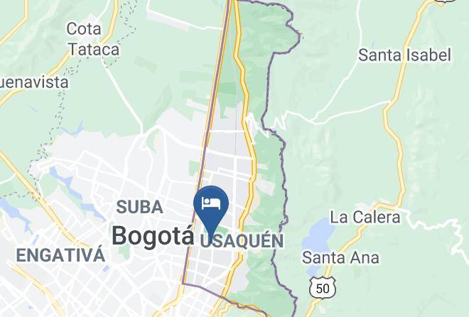 Bogota - Suites Studio Plenitud Maps