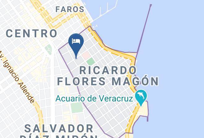 Veracruz Ricardo Flores Magon - Suites Xiu Maps
