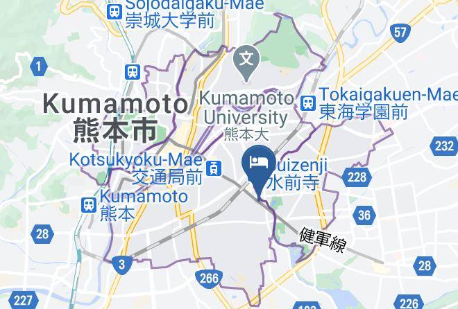 Kumamoto City Chuo Ward - Suizenji Confort Hotel Maps