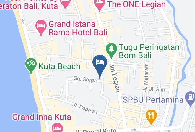 Badung Regency - Suji Bungalow Hotel Maps