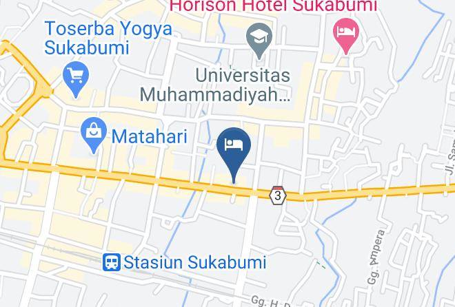 Sukabumi Regency - Sukabumi Indah Hotel & Restaurant Maps