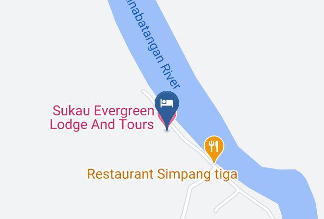 Bahagian Sandakan - Sukau Evergreen Lodge And Tours Maps