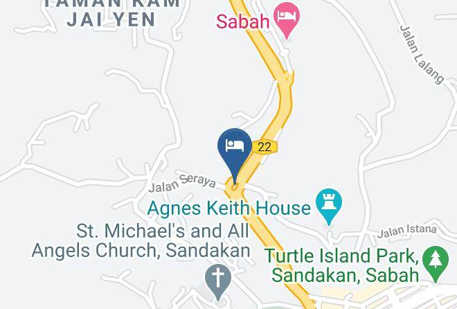 Bahagian Sandakan - Sukau Proboscis Lodge Bukit Melapi Maps