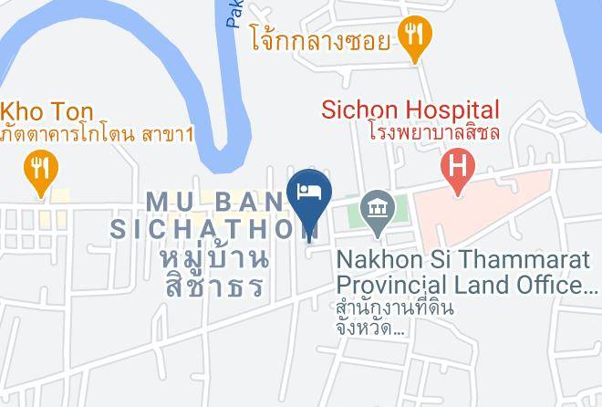 Amphoe Sichon - Sukcharoen Resort Maps