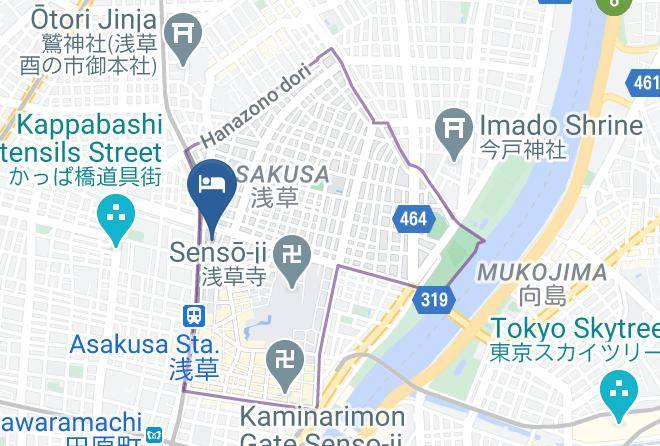 Taito Ward - Sukeroku No Yado Sadachiyo Maps