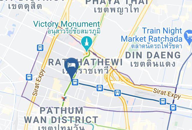 Ratchathewi - Sukhon Hotel Maps