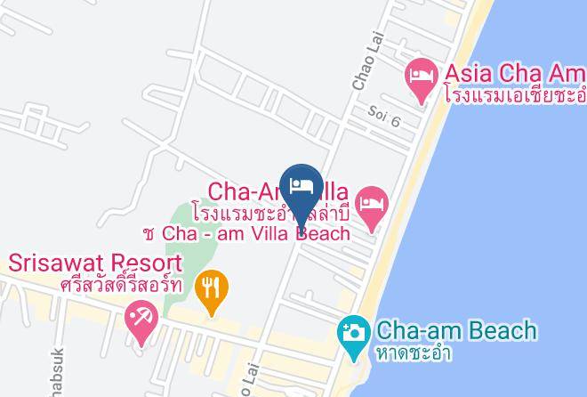 Amphoe Cha Am - Sukhothai Bungalow Maps