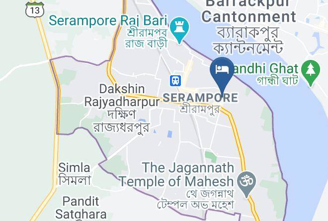 Serampur Uttarpara - Sukhsagar Hotel & Restaurant Maps