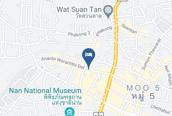 Amphoe Mueang Nan - Sukkasem Hotel Maps