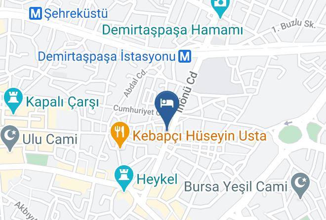 Osmangazi - Sukran Otel Maps