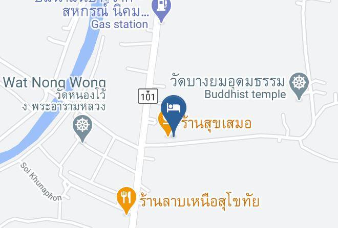 Amphoe Sawankhalok - Suksamer Relaxation Homestay Maps