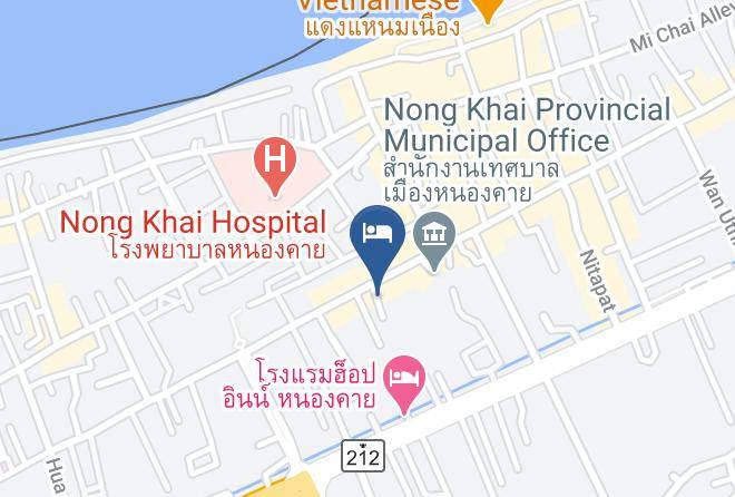 Amphoe Mueang Nong Khai - Suksan Hotel Maps
