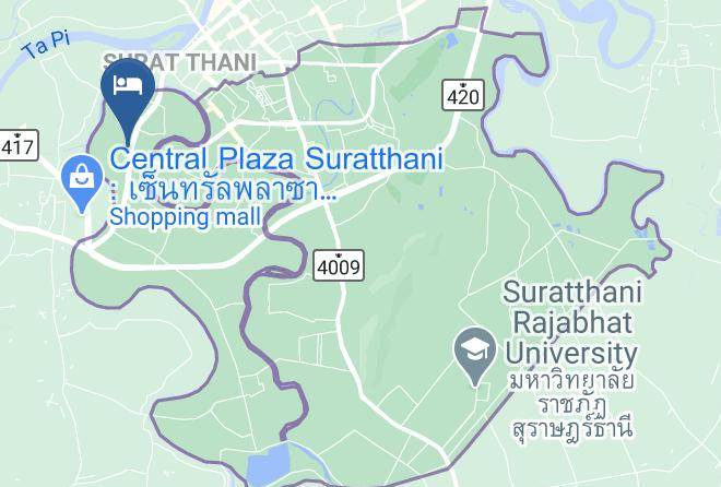 Amphoe Mueang Surat Thani - Suksomboon Hotel Suratthani Maps