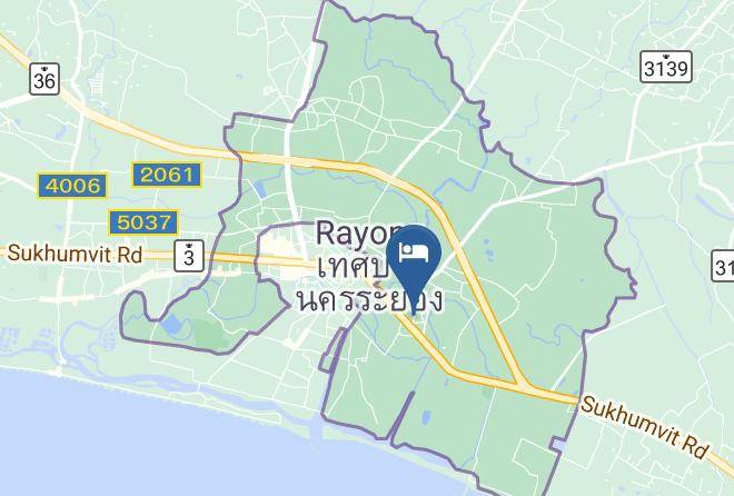 Amphoe Mueang Rayong - Suksomjai Hotel Maps