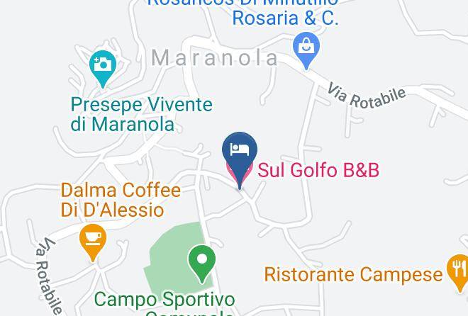 Latina - Sul Golfo B&b Maps