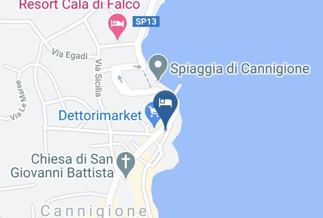Sassari - Sul Lungomare Di Cannigione Maps