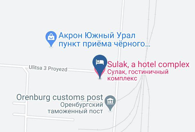 Orenburg - Sulak A Hotel Complex Maps