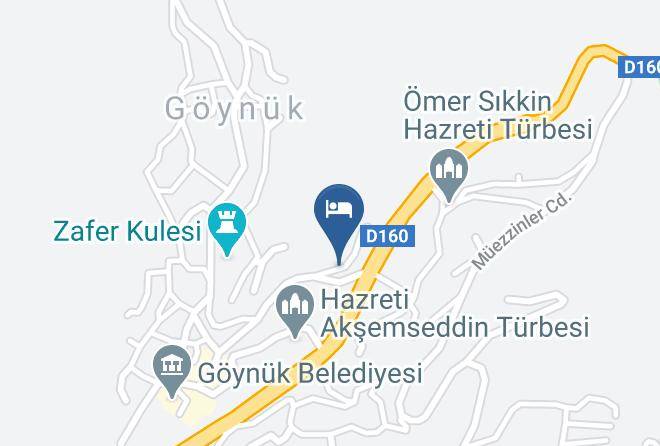 Goynuk - Sular Butik Otel Maps
