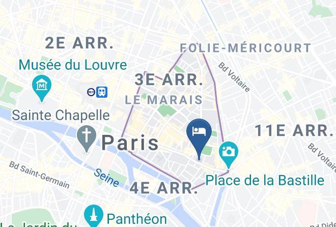 Paris - Sully Hotel Maps