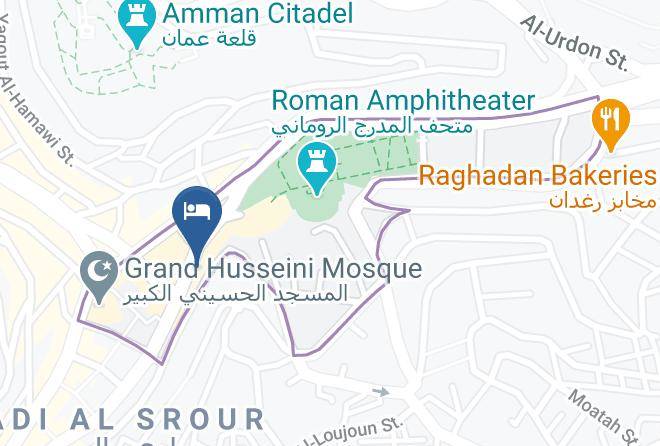 Sultan Hotel Map - Amman