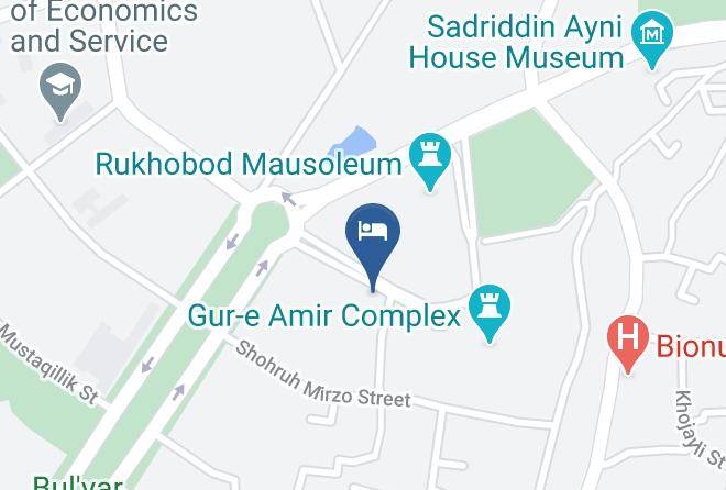 Samarqand - Sultan Hotel Boutique Maps